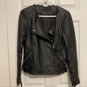 Womens Faux Leather Jacket
